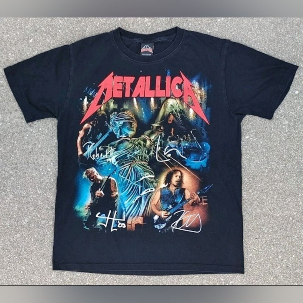 Vtg 2000s Metallica Double Sided Print Rap Style Tee T-Shirt Size (M)
